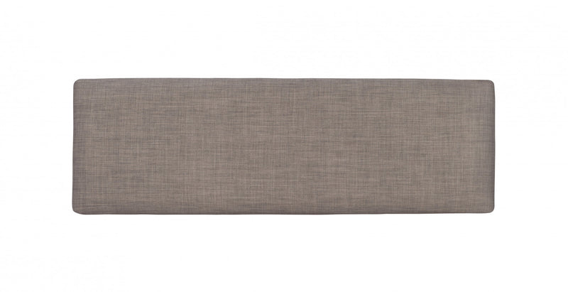 Jane Fabric Storage Dining Bench - Taupe