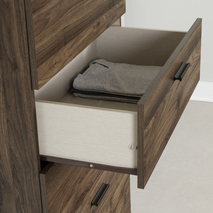 Musano 5-Drawer Chest - Natural Walnut