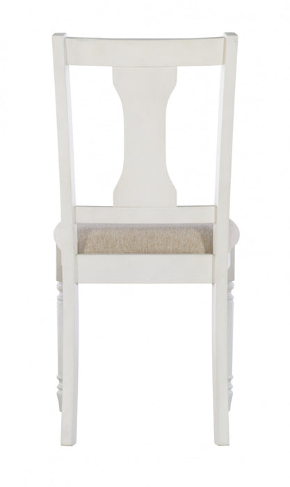 Willow White Fabric Accent Dining Chair - Set of 2