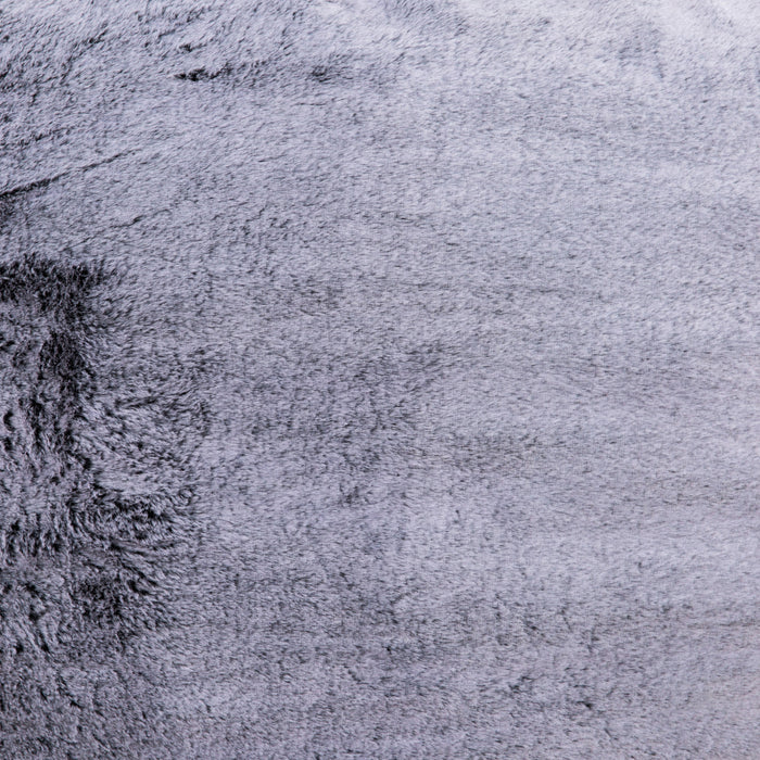 Sealy Bala Faux Fur High Density Foam Bean Bag Chair - Grey