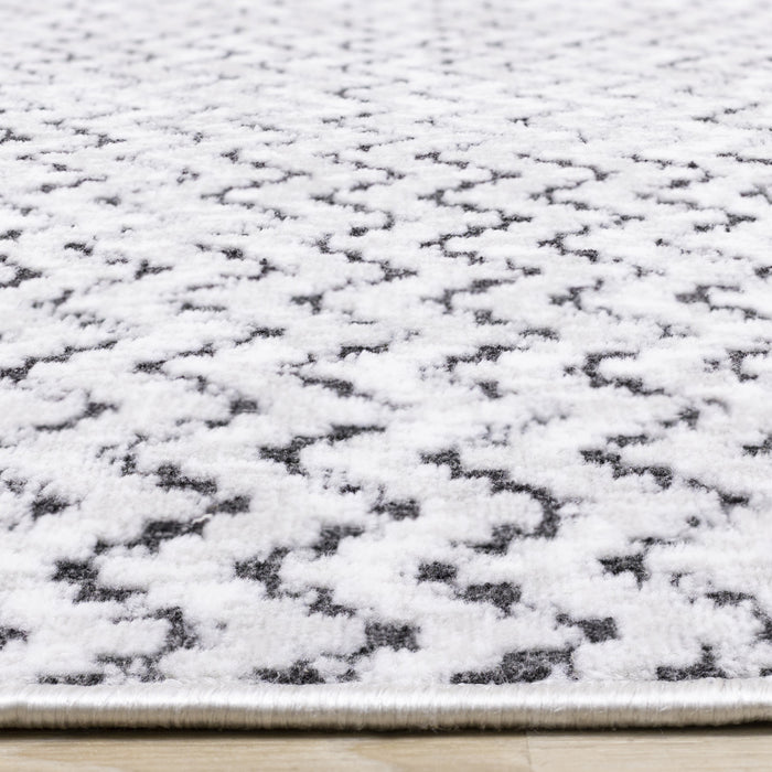 Washable Herringbone Area Rug - 7'10\" x 10'6\"