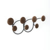 Umbra Dotsy Wall Hooks - Black and Walnut