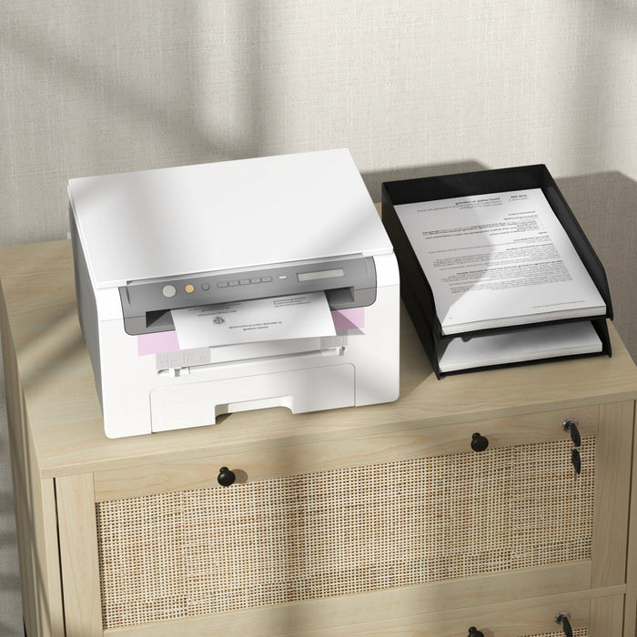 Vinsetto 2 Drawer File Cabinet With Locks For Letters, A4, Legal Size