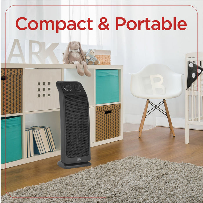 Black+Decker 18.7\" Ceramic Tower Heater