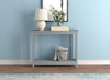 39” Console Table With One Shelf - Light Grey