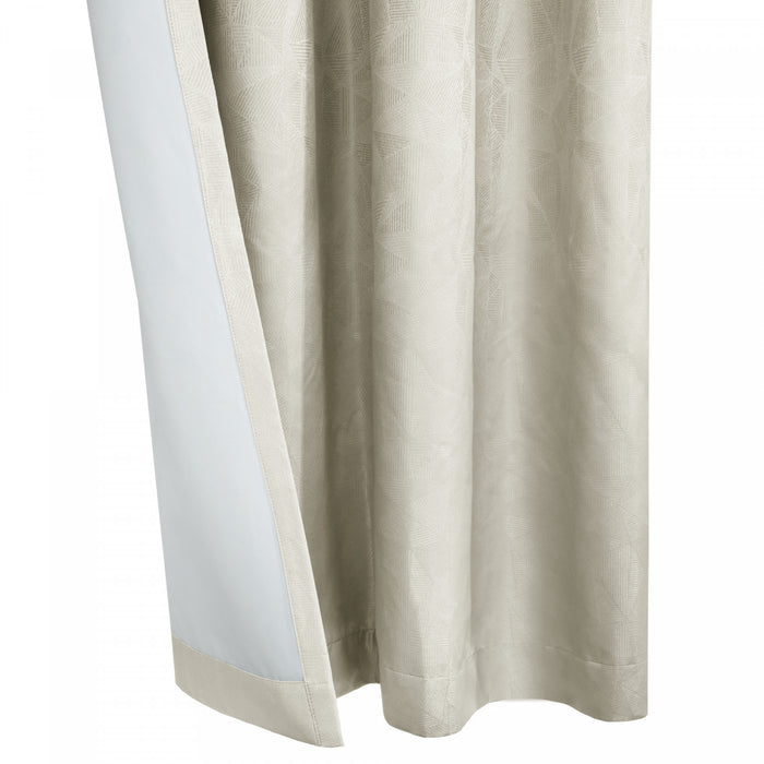 Thermaplus Ethan White Blackout Grommet Curtain Panel - 52 x 95