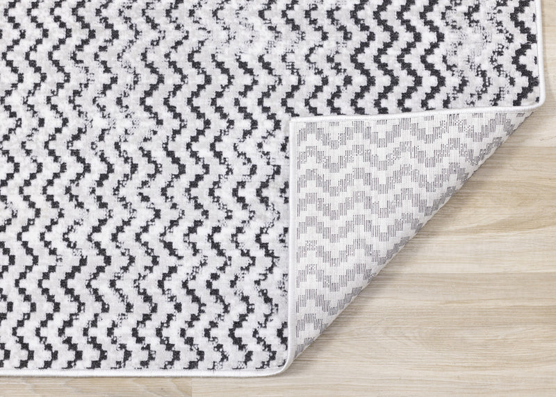 Washable Herringbone Area Rug - 7'10\" x 10'6\"