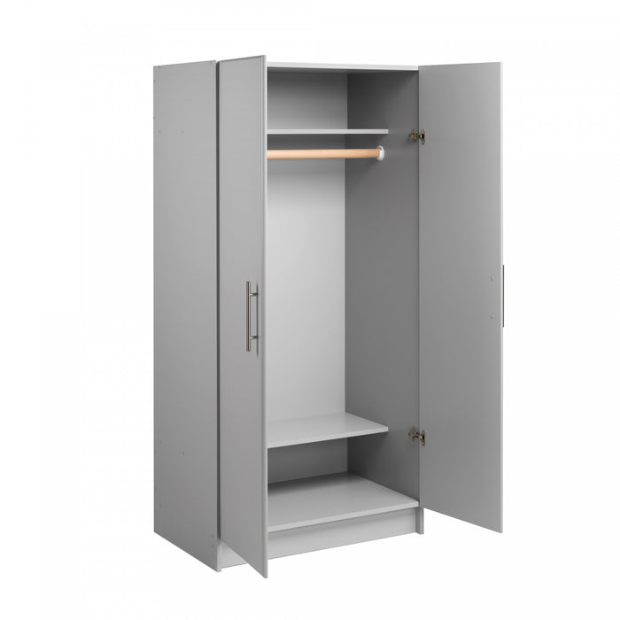 Elite Wardrobe Cabinet - Grey