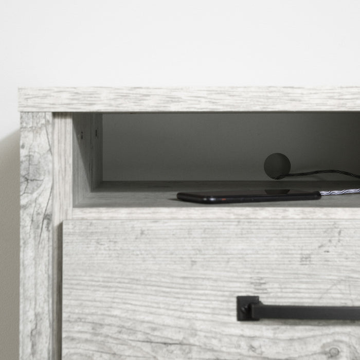 Gravity 2-drawer Nightstand - Seaside Pine