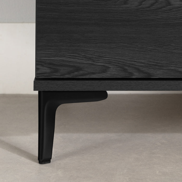 Musano 2-drawer Nightstand With Metal Legs - Gray Oak