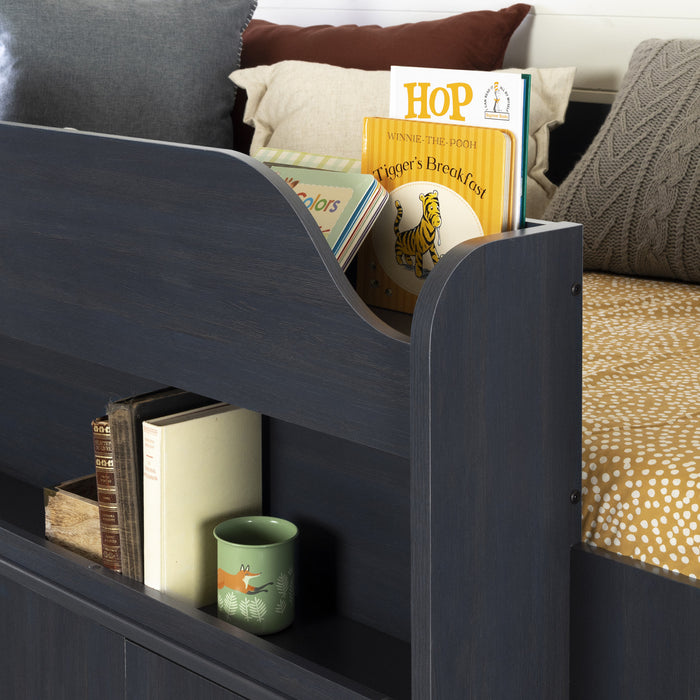 Asten Loft Bed With Desk - Blueberry