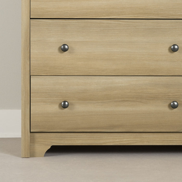 Vito 6-Drawer Dresser - Natural Ash