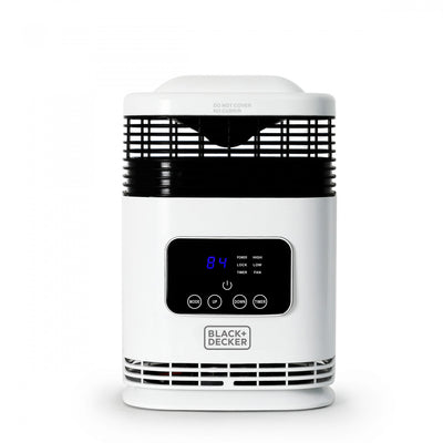 Black+Decker 10.2" Flameless Portable Heater |Radiateur portatif Black+Decker de 10,2 po sans flamme