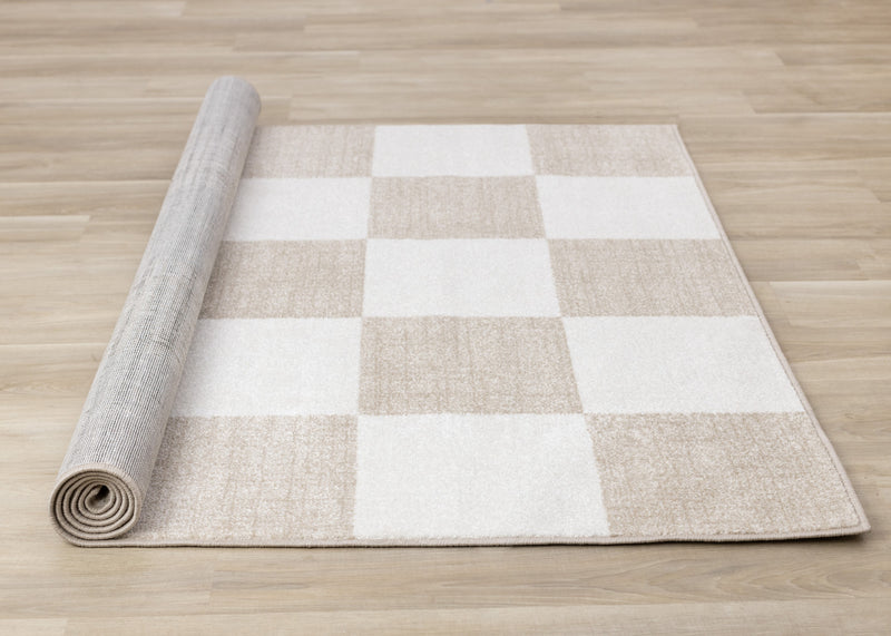 Covington Modern Checkered Indoor Area Rug - 6'7\" x 9'10\"