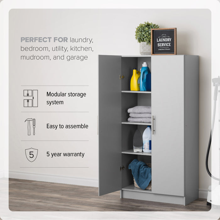 Elite 32\" Storage Cabinet - Light Grey