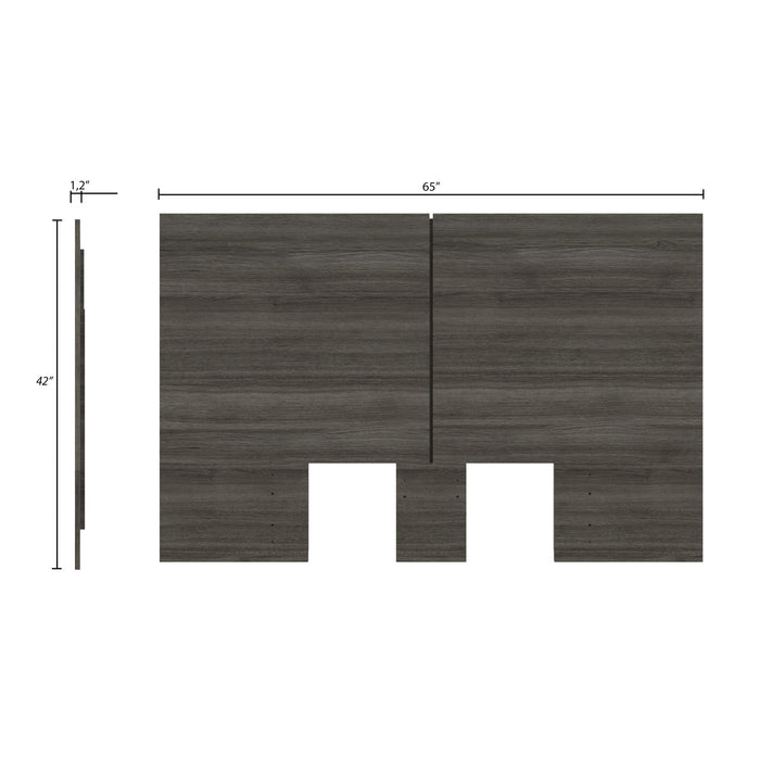 Nordika James Full Headboard - Grey Oak