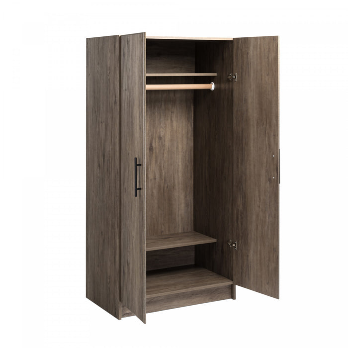 Elite 32\" Wardrobe Cabinet - Drifted Grey
