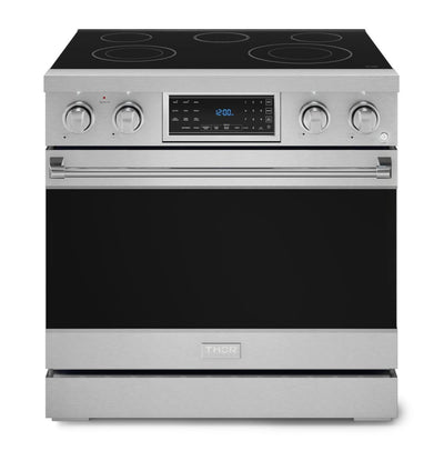 Gordon Ramsay Collection by Thor Kitchen 36" Freestanding Professional Electric Range with Tilt Panel Touch Control - RSE36|Cuisinière électrique amovible de style professionnel collection Gordon Ramsay de Thor Kitchen de 36 po - RSE36
