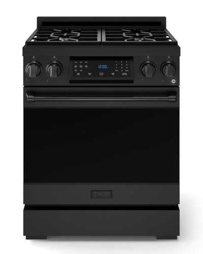 Gordon Ramsay Collection by Thor Kitchen 30" Freestanding Professional Gas Range with Tilt Panel Touch Control - RSG30B|Cuisinière à gaz amovible de style professionnel collection Gordon Ramsay de Thor Kitchen de 30 po - RSG30B