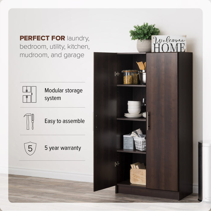 Elite 32\" Storage Cabinet - Espresso