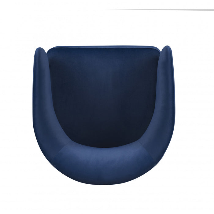 Jessie Modern Dining Chairs Set Of 2 With Upholstered Fabric Side Chairs And Metal Frame,blue