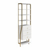 Dorel Home Gwyneth Closet 3 Drawers - White Marble