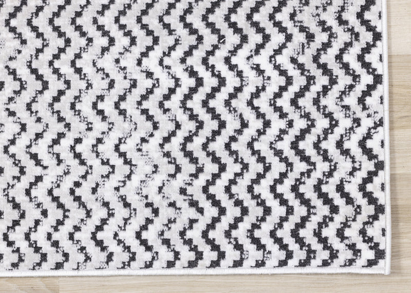 Washable Herringbone Area Rug - 7'10\" x 10'6\"