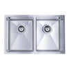 Bristol Sinks Undermount Stainless Steel Double Kitchen Sink - B1911