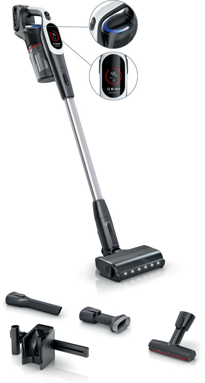 Bosch Unlimited 9 Cordless Vacuum – White - BCS931WUC | Aspirateur sans fil Unlimited 9 de Bosch - Blanc - BCS931WUC