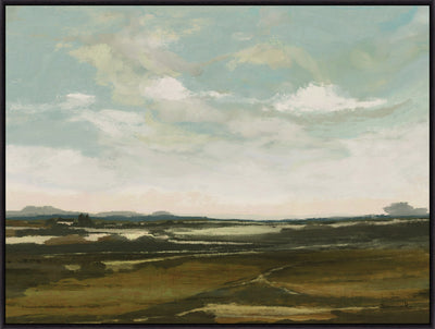 Green Landscape Framed Canvas Art - 31" x 41" | Œuvre d’art encadrée « Green Landscape » sur toile - 31 po x 41 po