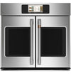 Cafe 30\" 5 Cu. Ft. Electric Wall Oven with True Convection French Door – Stainless Steel - CTS90FP2ZS1