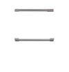 Café Brushed Stainless Under-Counter Refrigerator Handle Kit - CXQD2H2PNSS