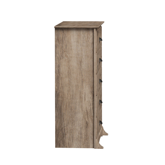 Salt Spring 5-Drawer Chest - Drifted Grey