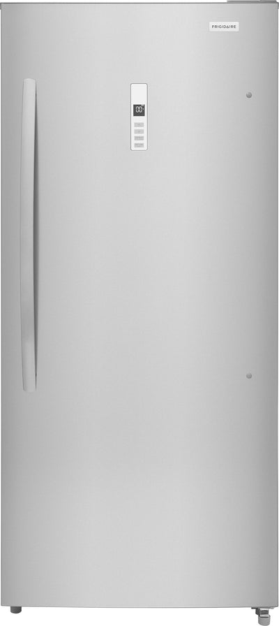 Frigidaire 21 Cu. Ft. Garage Ready Upright Freezer - Fingerprint-Resistant Stainless Steel Look - FFUV2136AV | Frigidaire Congélateur vertical prêt pour le garage de 21 pi³ - FFUV2136AV
