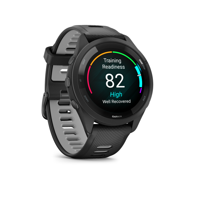 Garmin Forerunner 265 46 mm Fitness Smartwatch Black The Brick