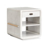 Holton 22\" Accent Table with Storage - Pearl