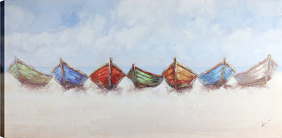 Canoe Talk Stretched Canvas - 24" x 48"|Toile décorative tendue « Canoe Talk » - 24 po x 48 po