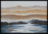 Blue River Framed Acrylic Painting - 31.5\" x 47.5\"