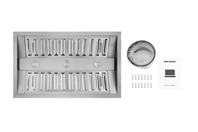 Hauslane Pro-Style 44\" IN-R300 Built-In Range Hood - IN-R300SS-44