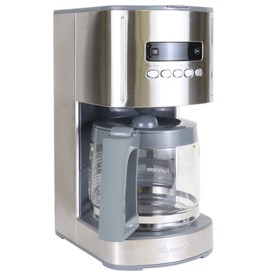 Kenmore Aroma Control 12-Cup Programmable Coffee Maker with Digital Display - KKCM12S|Cafetière programmable Kenmore de 12 tasses avec gestion de l’arôme et affichage numérique - KKCM12S