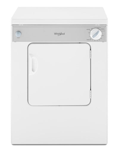 Whirlpool 24" 3.4 Cu. Ft. Electric Dryer - White - Stackable - LDR3822PQ | Sécheuse électrique Whirlpool de 3,4 pi³ et de 24 po - blanche - superposable - LDR3822PQ