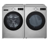 LG 5.8 Cu. Ft. Smart Front-Load Steam Washer and 7.4 Cu. Ft. Front-Load Gas Dryer – Graphite Steel