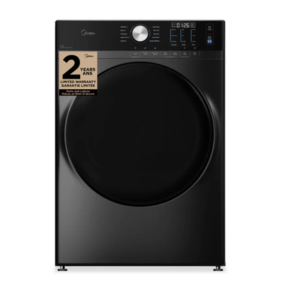 Midea 8.0 Cu. Ft. Tumble Dryer with Steam Care - Grey - MLHE52S7AGG | Sécheuse Midea de 8,0 pi3 avec culbutage et Steam Care - gris - MLHE52S7AGG