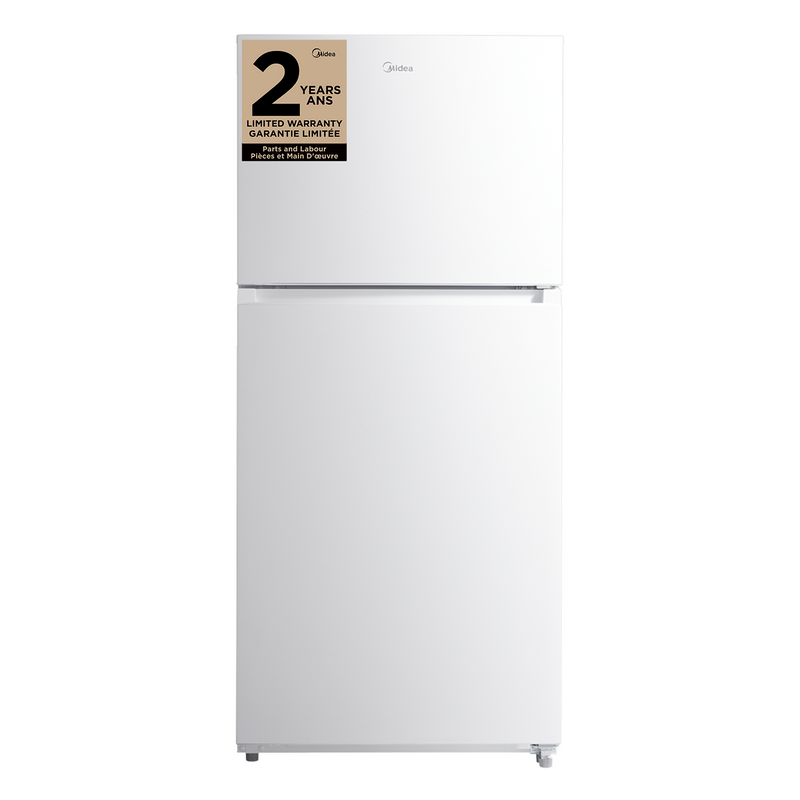 Midea 18 Cu. Ft. Top-Freezer Refrigerator - MRT18S4AWW - The Brick
