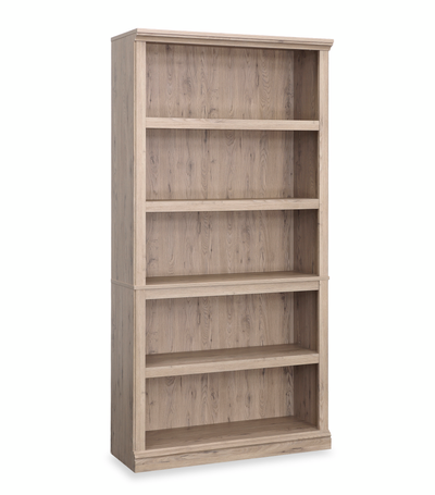 Alcott 35.28” 5-Shelf Bookcase with 3 Adjustable Shelves - Laurel Oak | Bibliothèque Alcott de 35,28 po à 5 tablettes dont 3 tablettes réglables - chêne Laurel