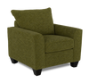 Made in Canada Customizable Sofa Lab Arc 40\" Fabric Chair – Chenille Moss