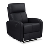 Asher 31.5\" Genuine Leather Power Reclining Chair – Black