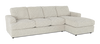 Made in Canada Customizable Sofa Lab Curve Right-Facing Fabric Sofa Chaise – Teddy Riverrock