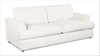 Made in Canada Customizable Sofa Lab Curve 38\" Fabric Sofa Bed - Teddy Snow