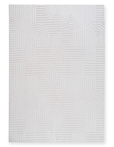 Geo Cream Washable Area Rug - 5’ x 7’ | Carpette Geo crème lavable - 5 pi x 7 pi